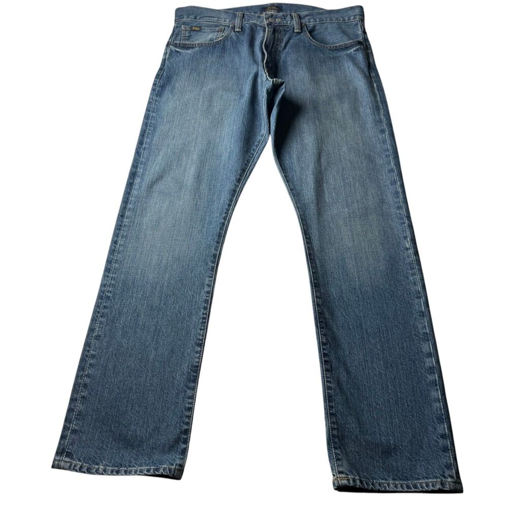 Polo Ralph Lauren Varick Slim Straight Jeans Men’s 36x31 Medium Wash Denim
